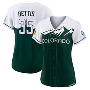 Chad Bettis Women's Colorado Rockies 2022 City Connect Jersey - Green Replica
