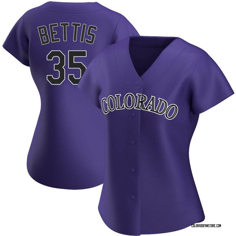 Chad Bettis Women's Colorado Rockies Alternate Jersey - Purple Authentic