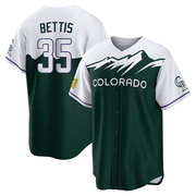 Chad Bettis Youth Colorado Rockies 2022 City Connect Jersey - Green Replica