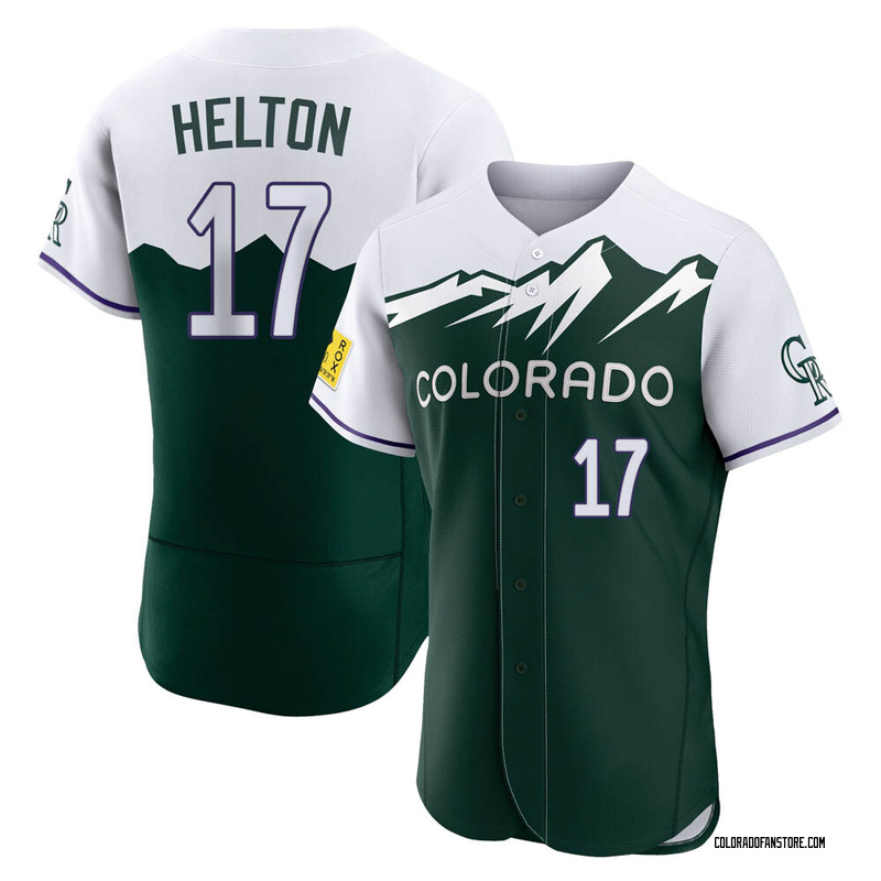 Todd Helton Men's Colorado Rockies 2022 City Connect Jersey - Green Authentic
