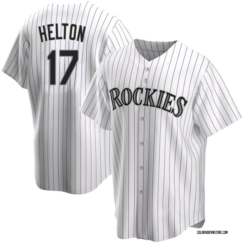 Todd Helton Youth Colorado Rockies Home Jersey - White Replica