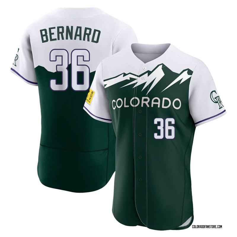 Wynton Bernard Men's Colorado Rockies 2022 City Connect Jersey - Green Authentic
